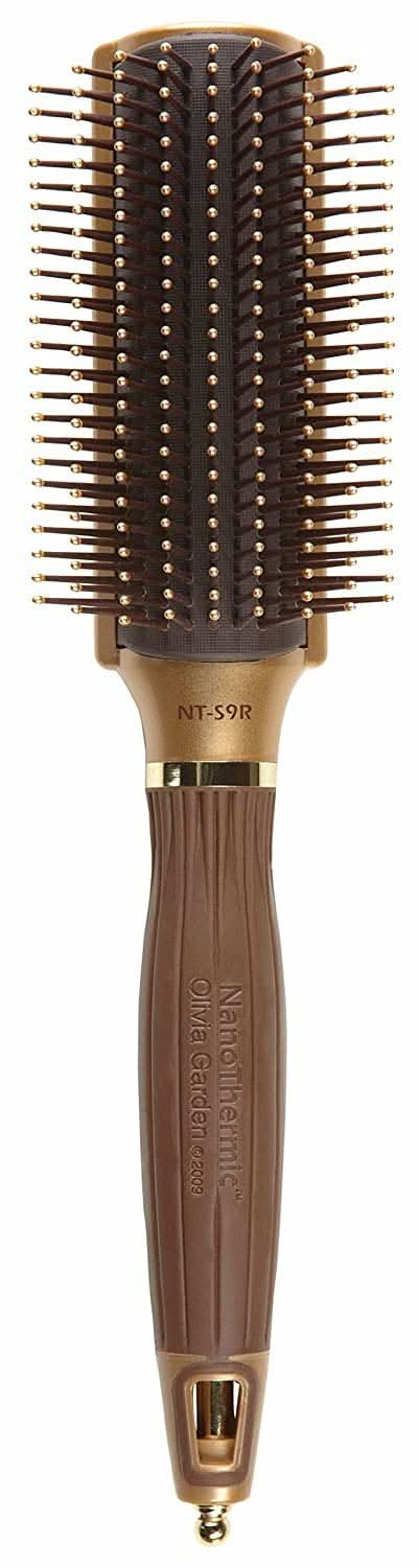 Olivia Garden NanoThermic Ceramic + Ion 9 Row Styling Brush NT-S9R