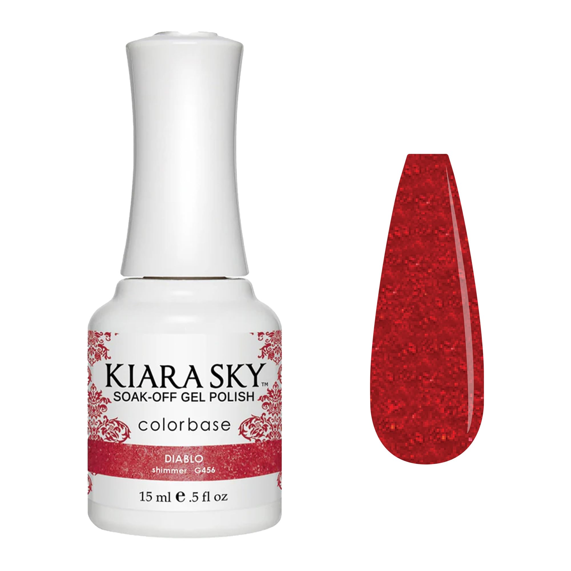 KIARA SKY Soak Off Gel Nail Polish 0.5 fl oz, RED GROUP