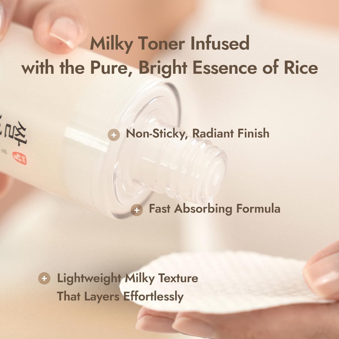 MIZON Rice Water Milky Glow Toner, 5.07 fl oz