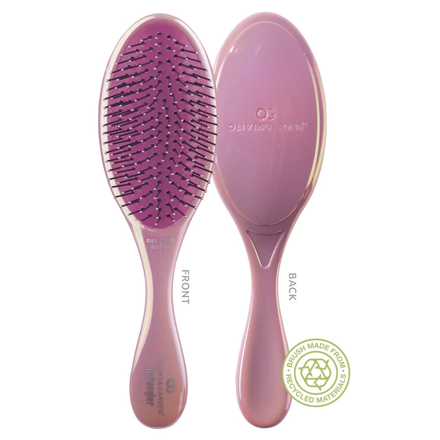Olivia Garden Opal OG Detangler Brush Limited Edition Pink - OGD-GM2
