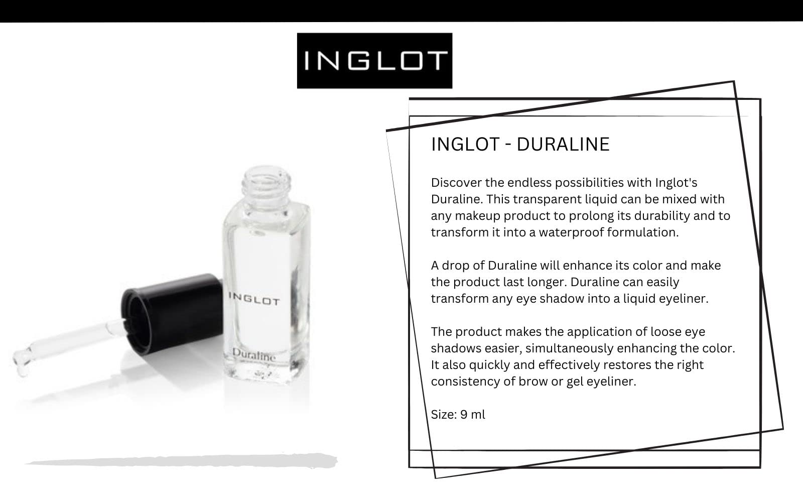 The Beauty Box INGLOT Bundle - Duraline, AMC Eyeliner Gel 77 and AMC Eyeliner Gel 90 (3-Piece)