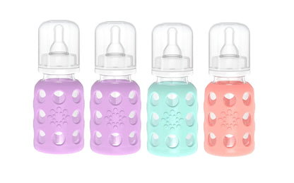 Lifefactory 4oz Glass Baby Bottle Sets