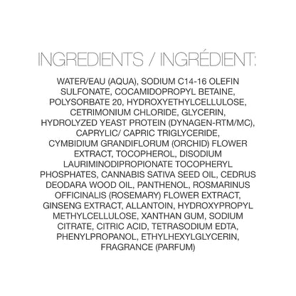 Redavid Cedarwood Weightless Shampoo - with Hemp Seed Oil and Orchid Oil, for Fine Hair and Men's Hair - Clinically Strengthens, Cleanses Hair and Scalp - Paraben, Phthalate and Sulfate Free (1L)