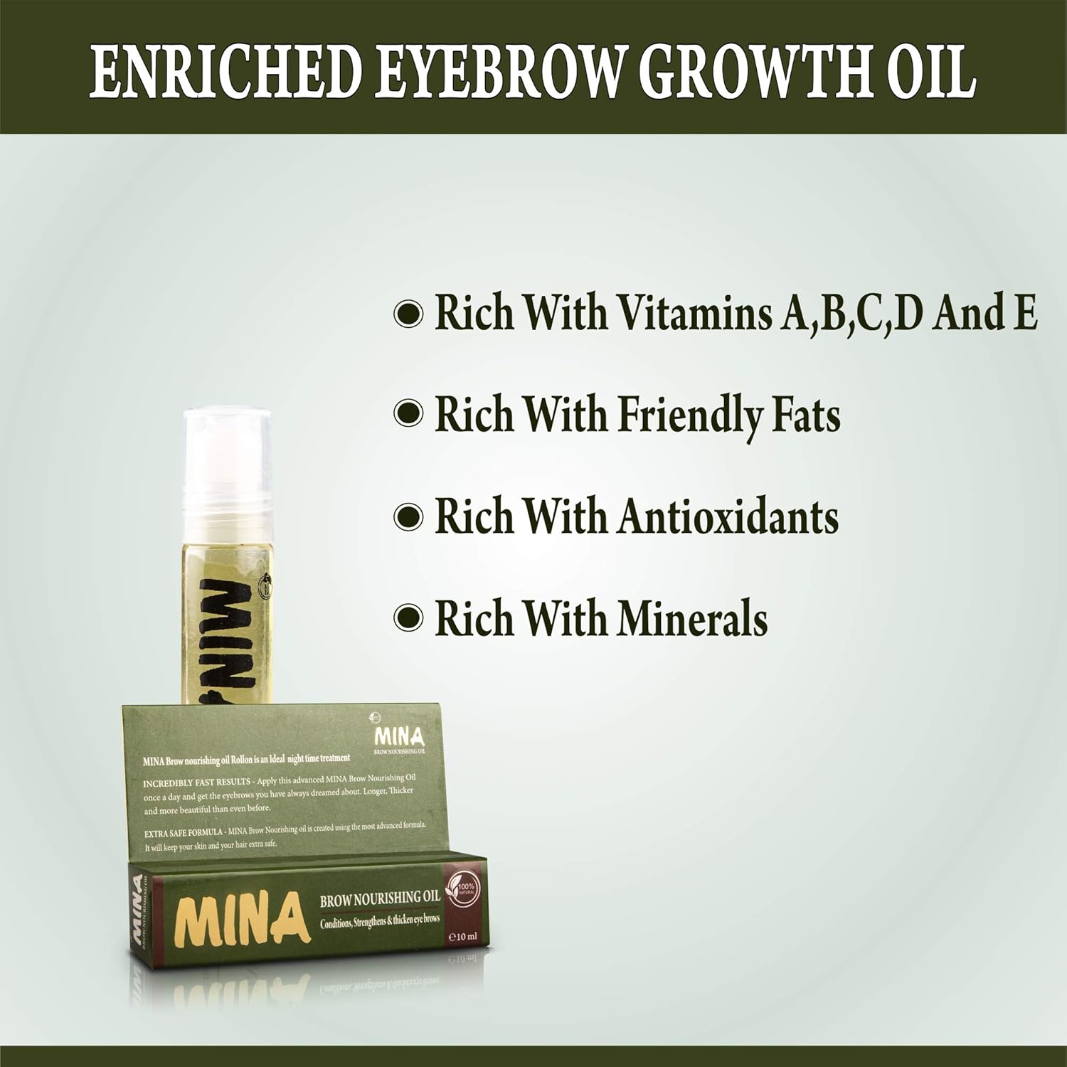 Mina Eyebrow Nourishing Oil  10ml