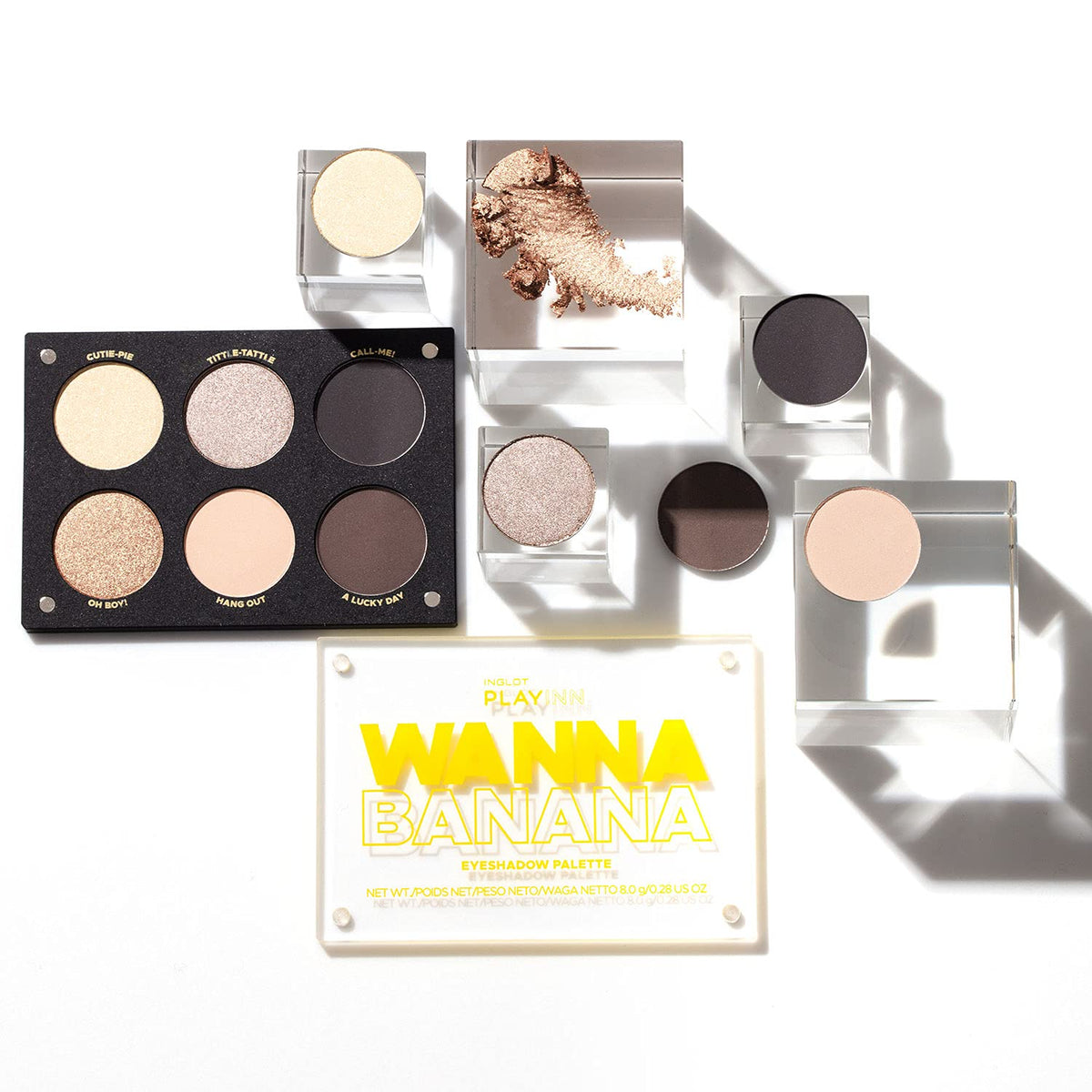 Inglot PLAYINN Eyeshadow Palette (Wanna Banana)