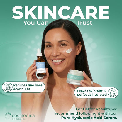 Cosmedica 2.5% Retinol Night Cream - Anti-Aging Face Moisturizer, 1.7 oz
