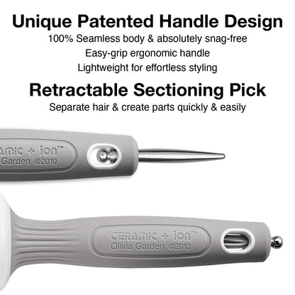 Olivia Garden Ceramic + Ion Speed XL Extra-Long Barrel Collection CIXL-65 (3 1/2")