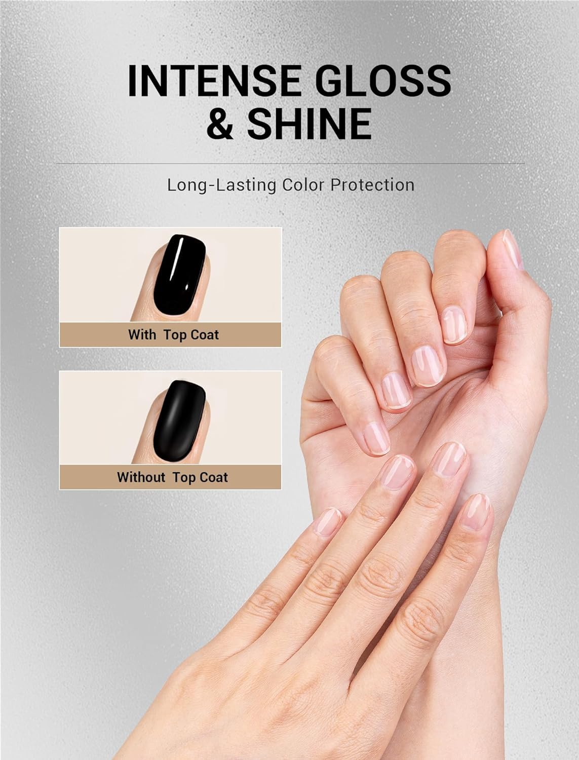 Kiara Sky Professional Nails LED UV Soak off Gel Polish Non Wipe Top Coat