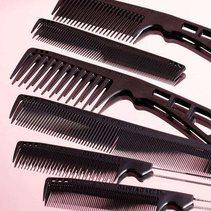 Olivia Garden CarbonLite Comb - CL-6 (Wide Tooth w/ Handle)