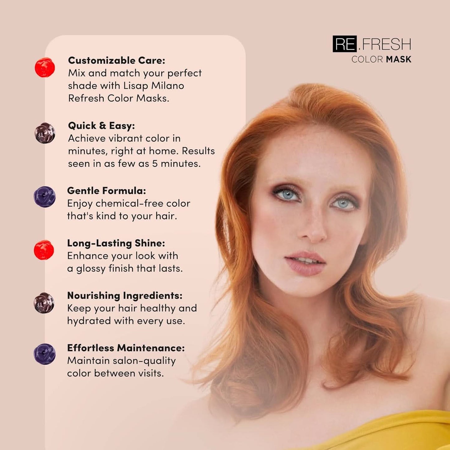 LISAP Refresh Color Mask 8.45 fl oz