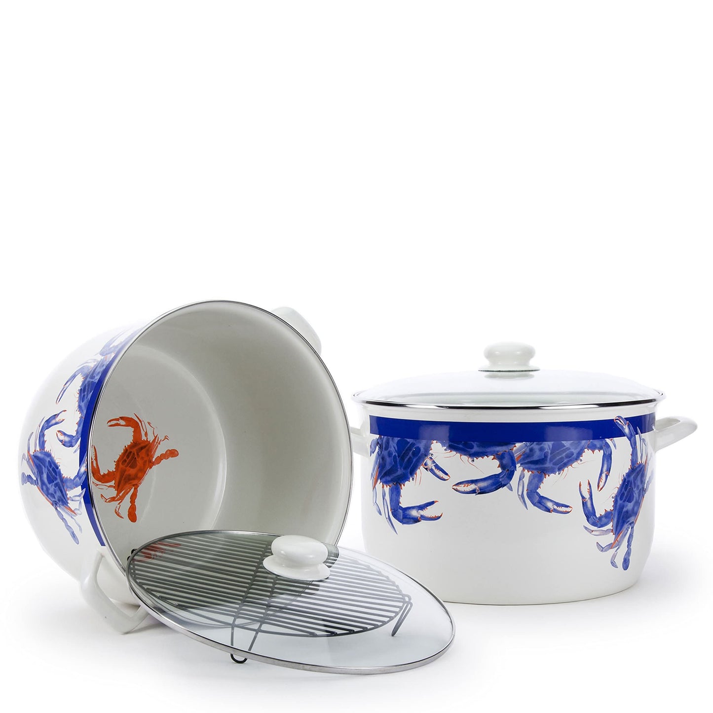 Golden Rabbit Enamelware 18 qt Stock Pot