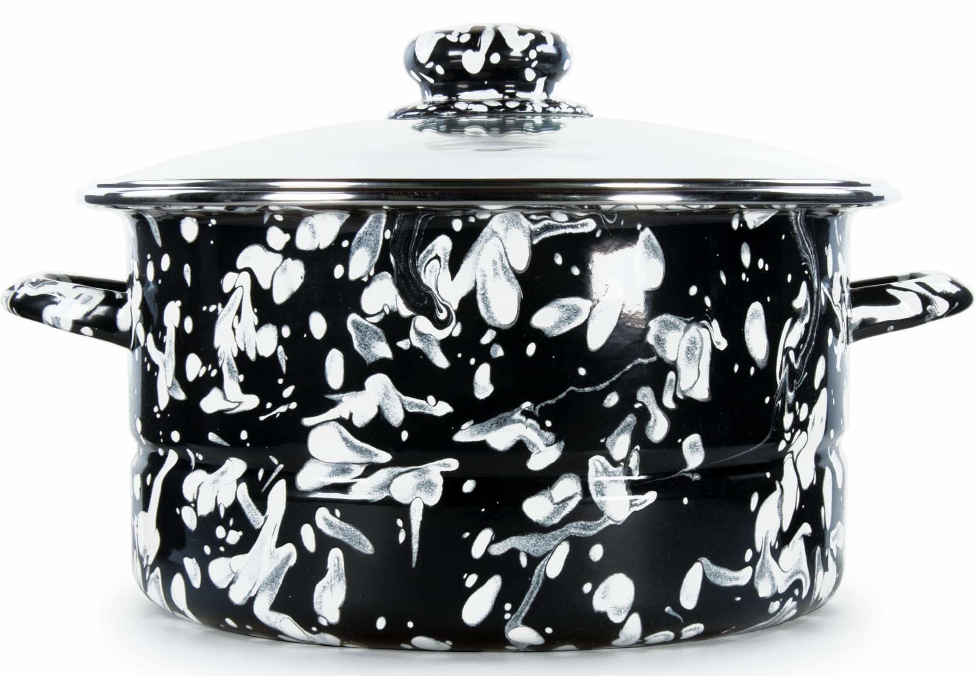 Golden Rabbit Enamelware Stock Pot - Thumbnail 2