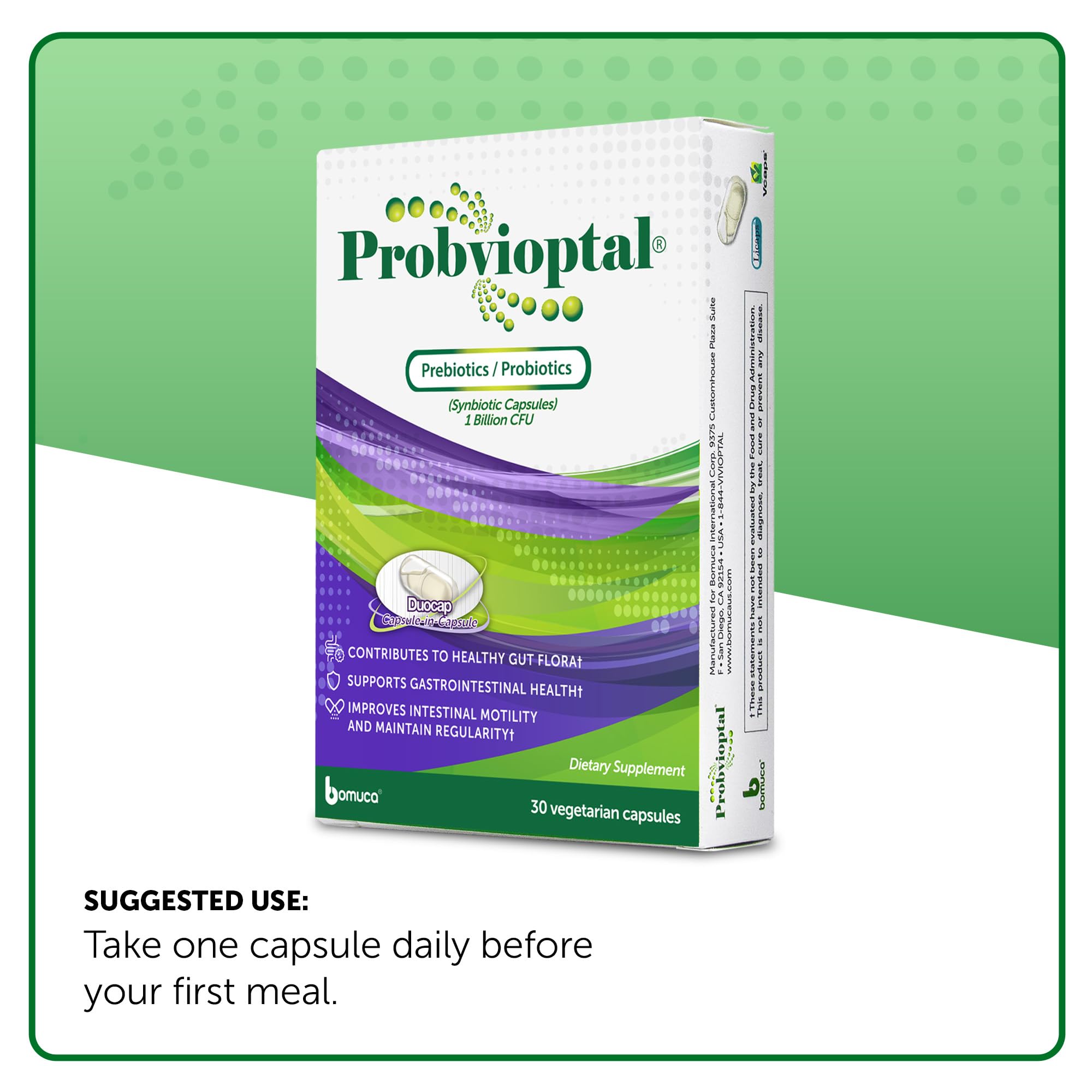 Vivoptal Probvioptal Probiotics & Prebiotics 30 Capsules