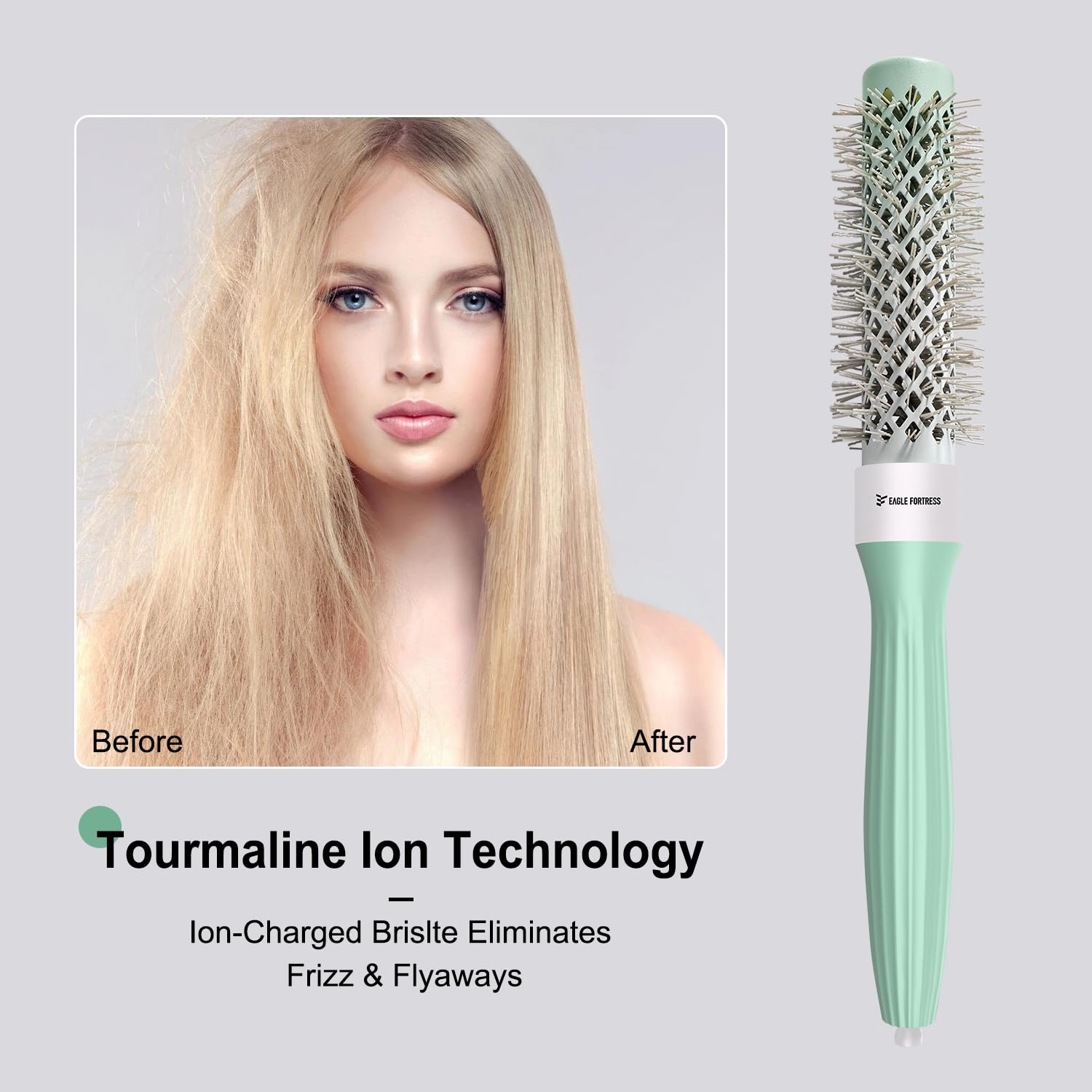 Eagle Fortress Professional Round Hair Brush 0.98in