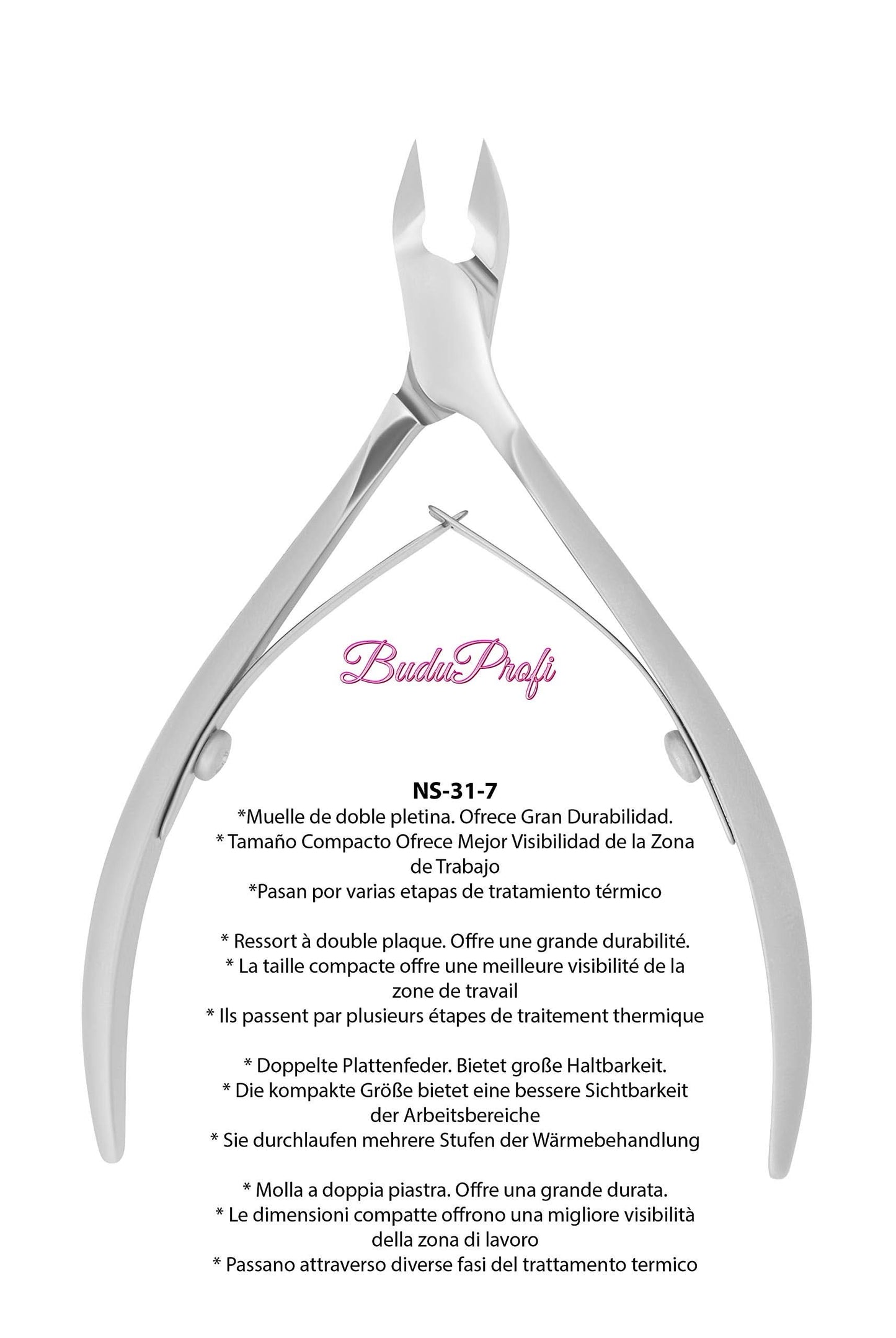 STALEKS PRO Professional Series Cuticle Nippers Smart 31 7mm NS-31-7