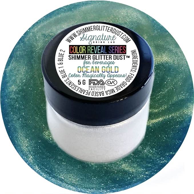 Signature Drink Labs Shimmer Glitter Dust - Color Series (5 Gram Pot)