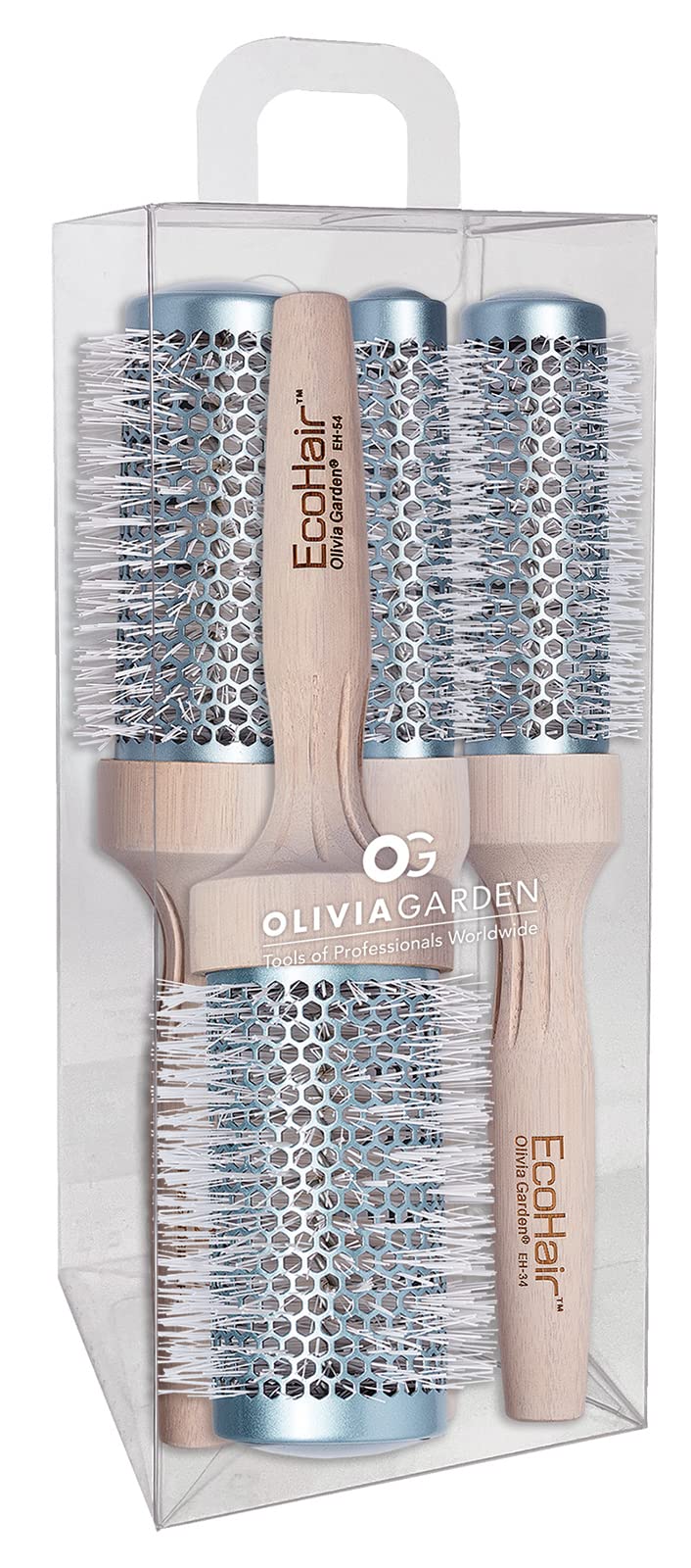 Olivia Garden EcoHair Thermal Round Bamboo Hair Brush (not electrical)