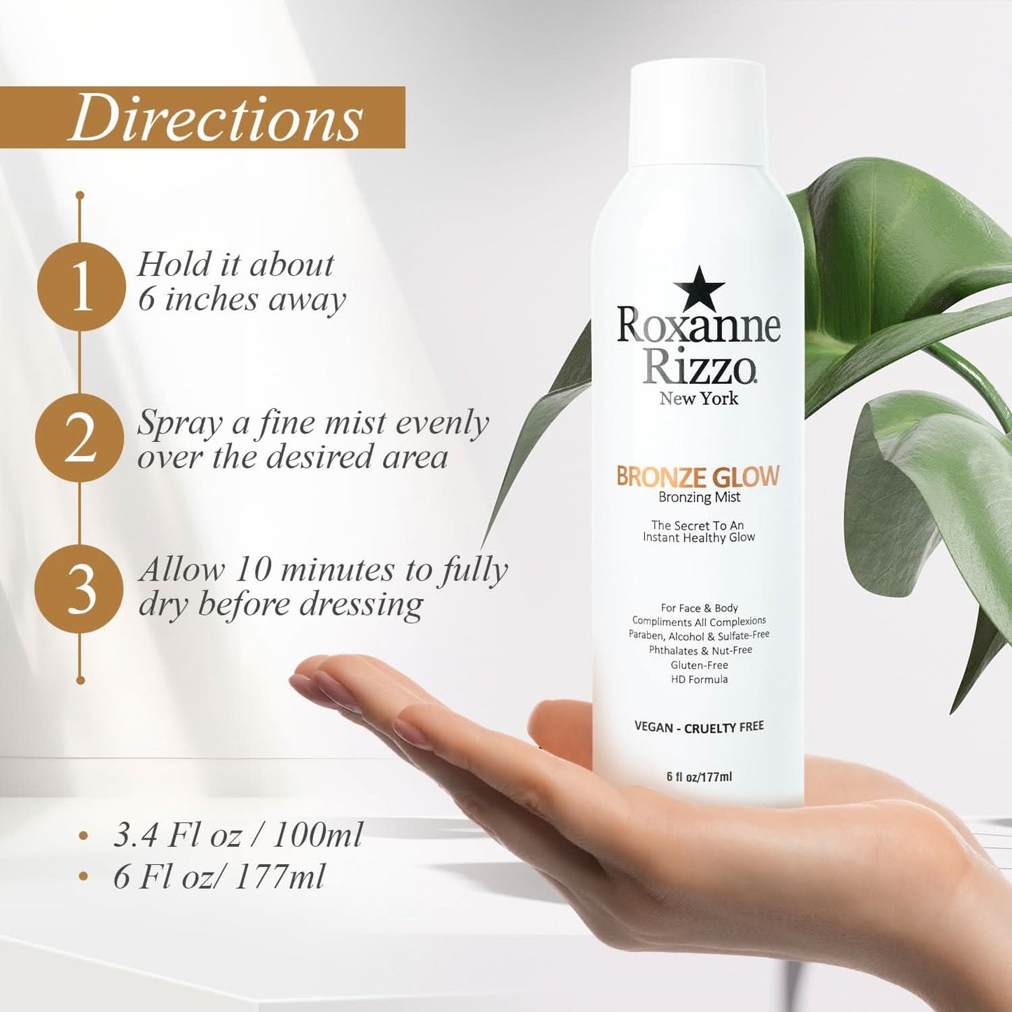 Roxanne Rizzo Bronze Glow Mist Duo (6 oz + 3.4 oz)