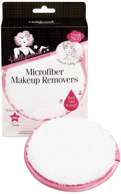 Hollywood Fashion Secrets Microfiber Makeup Removers (2 COUNT)