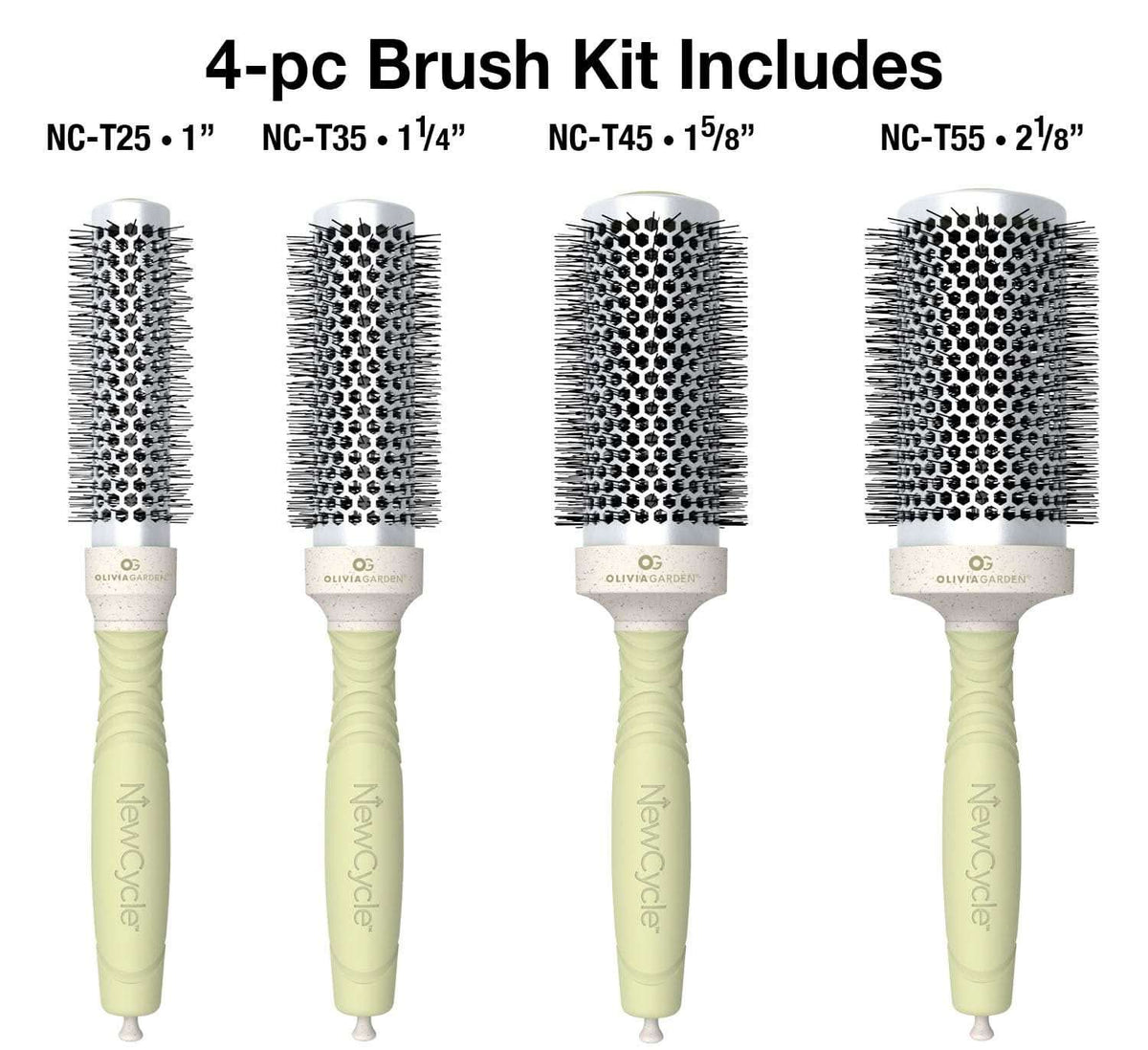 Olivia Garden New Cycle Professional Thermal Brush Collection