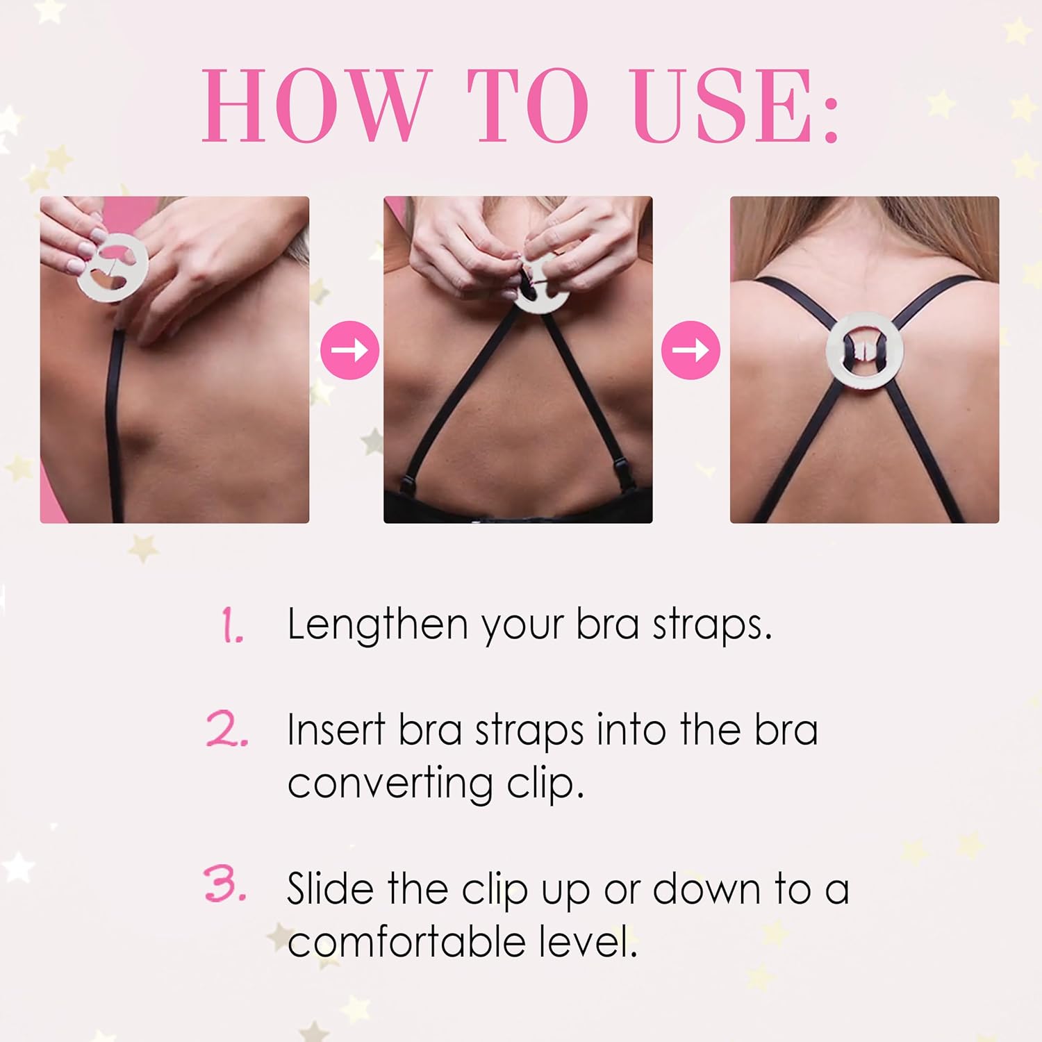 Hollywood Fashion Secrets-Bra Converting Clip, 2 Count