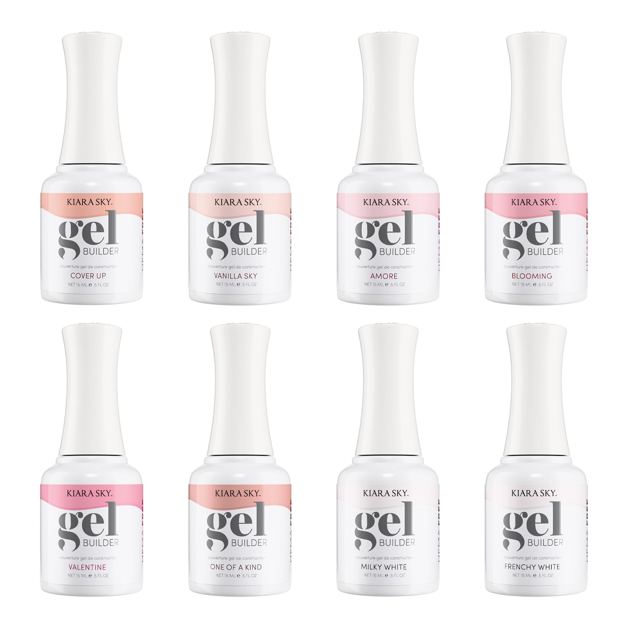 KIARA SKY Hema-Free 8 Piece Builder Gel Bundle Set