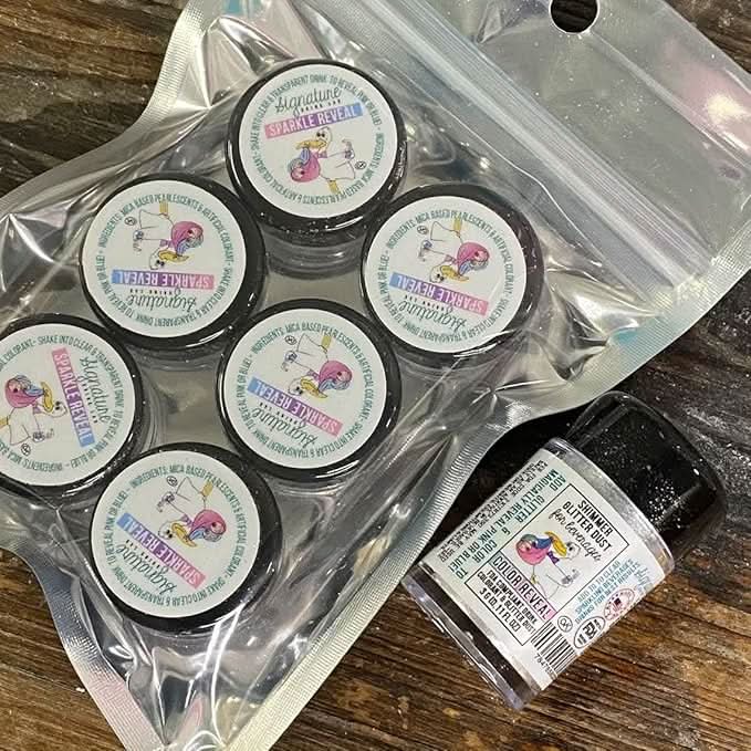 Signature Drink Labs Shimmer Glitter Dust - Pearl Series Blue - 3 gram Shaker