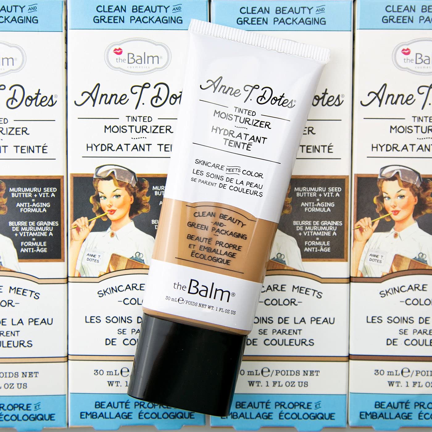 the Balm Cosmetics Anne T. Dote Tinted Moisturizer- #42 Dark
