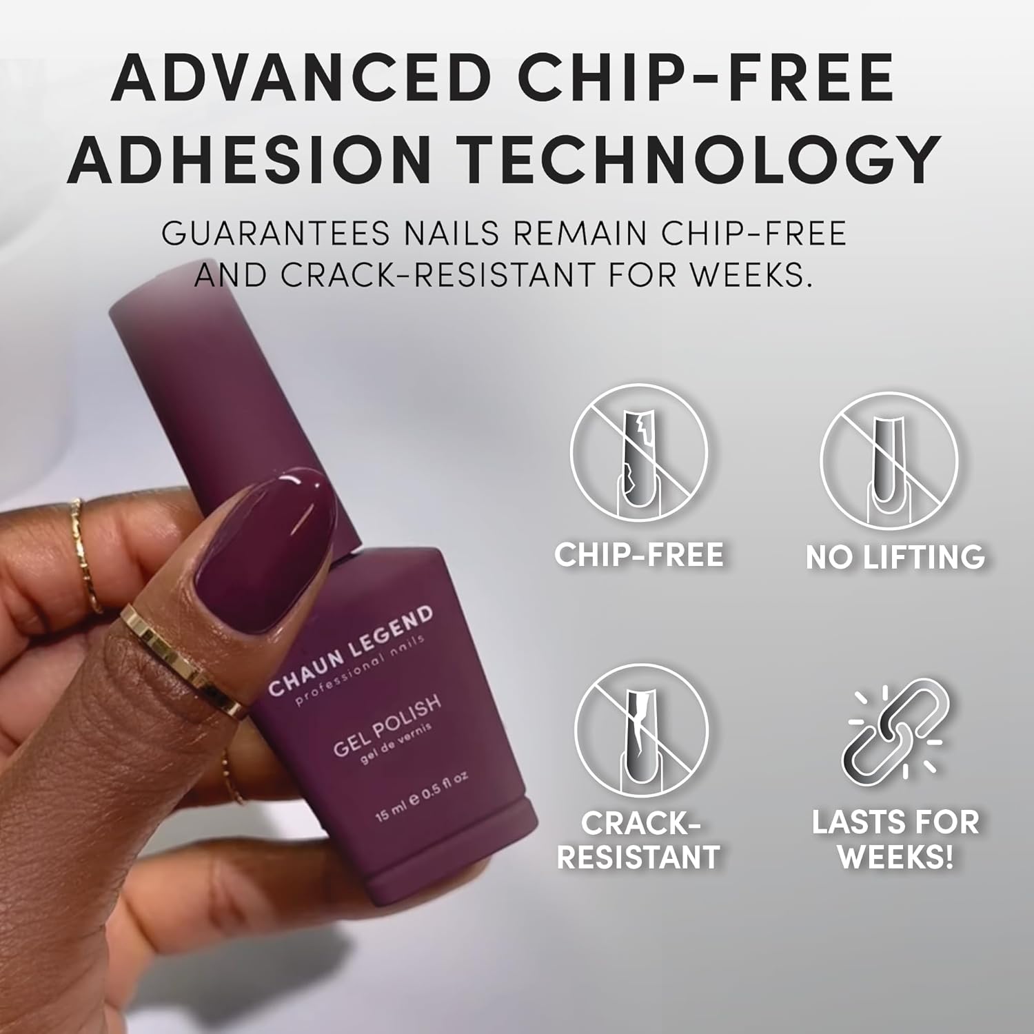 Chaun Legend Dark And Moody Gel Nail Polish Collection 18 pc