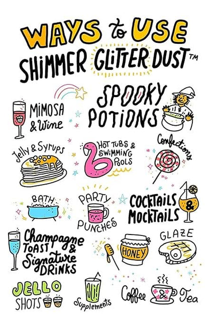 Signature Drink Labs Shimmer Glitter Dust - Color Series (5 Gram Pot)