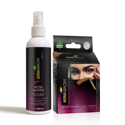 Mina Ibrow Henna Regular Brow Tint Kit