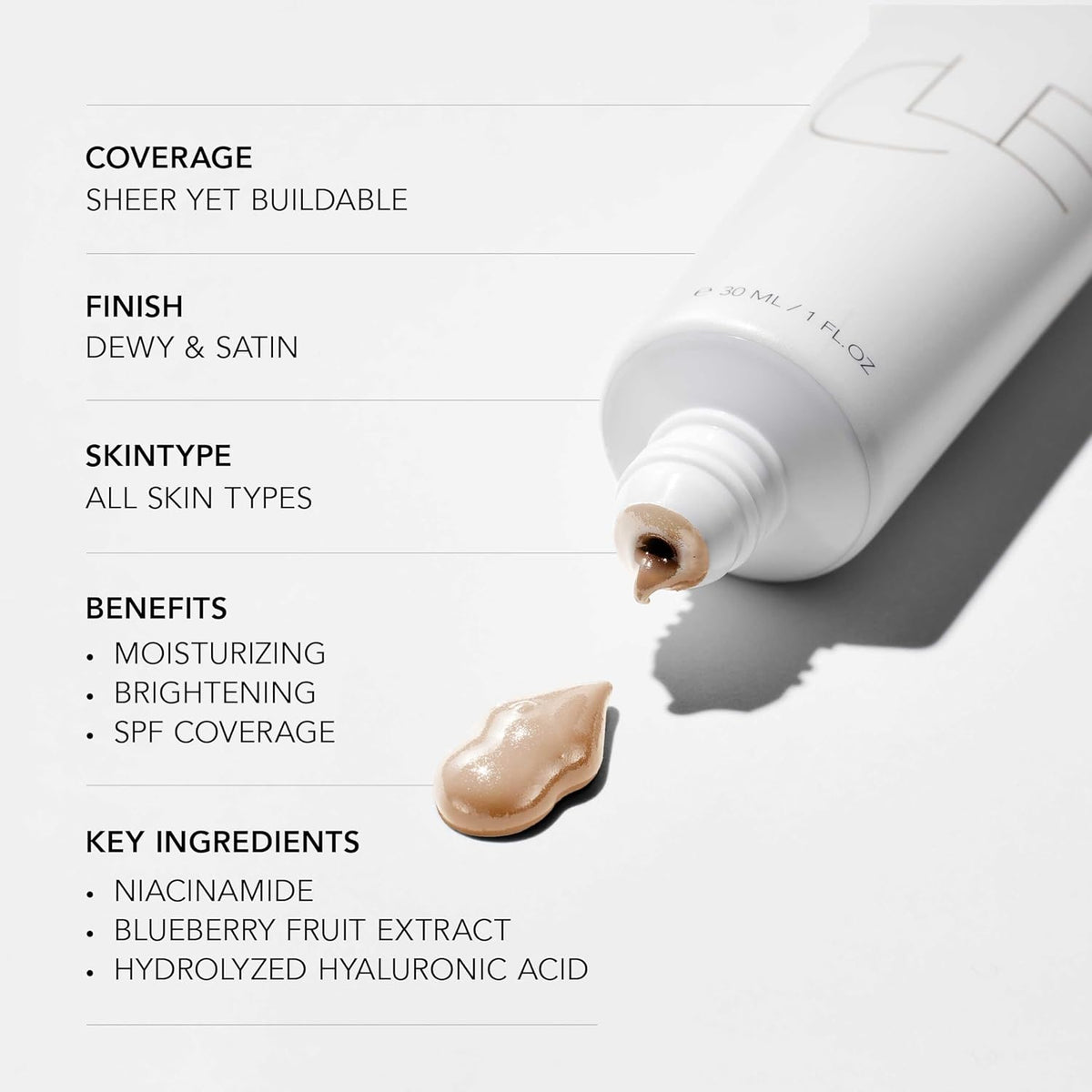 CLE Cosmetics CCC Cream SPF 50 - Light to Medium Coverage Foundation - 1 fl oz