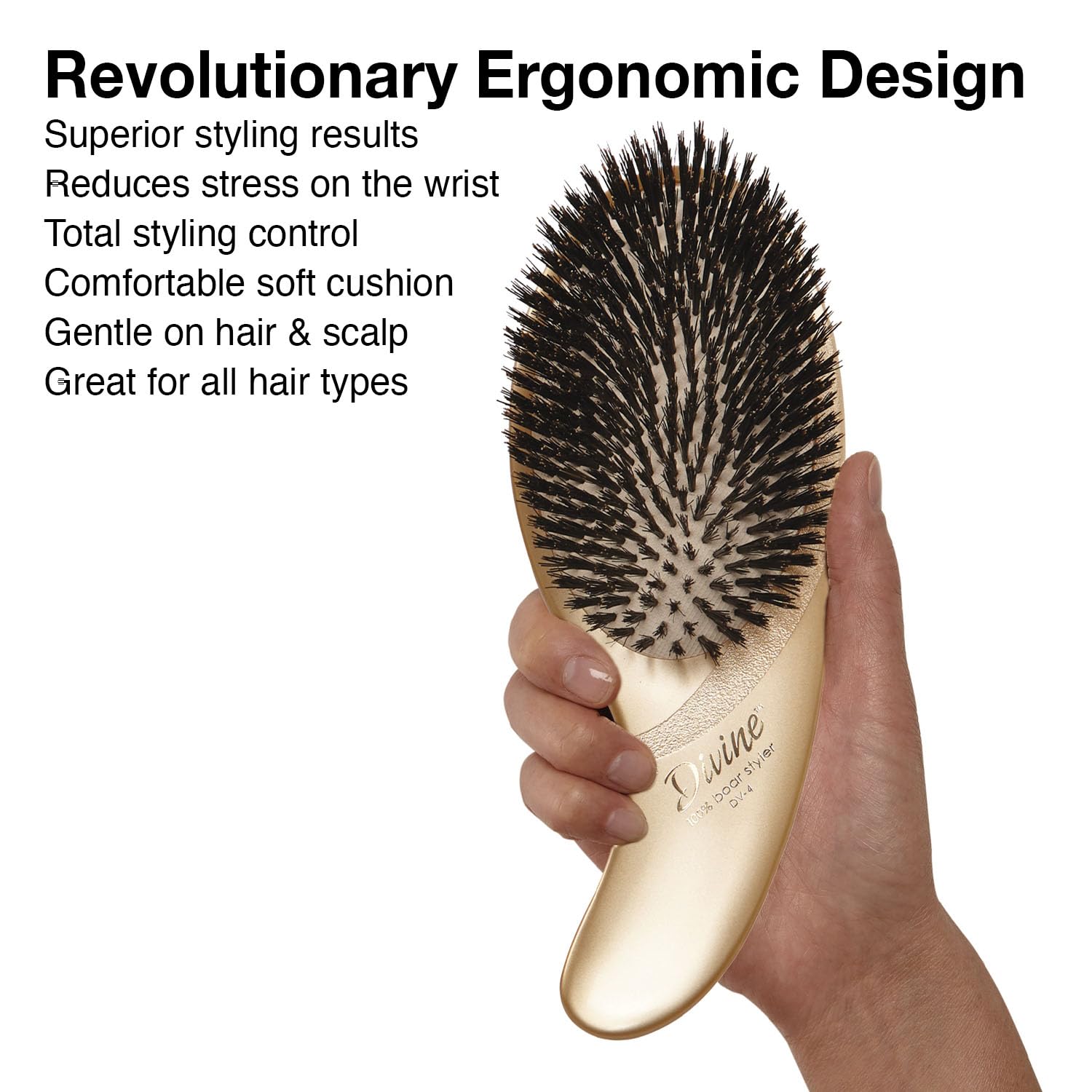 Olivia Garden Divine Revolutionary Ergonomic Design Hair Brush