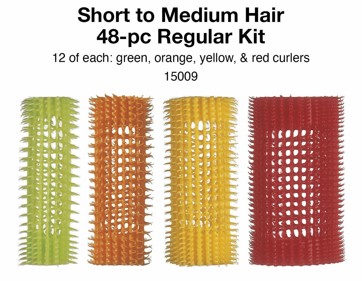 Olivia Garden Jet Set Self-Gripping Curler - Mixed, Short to Medium (48 pcs)