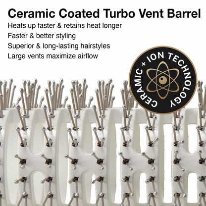 Olivia Garden Ceramic + Ion Turbo Vent Pro Collection 2 1/2" CITV-PROMD