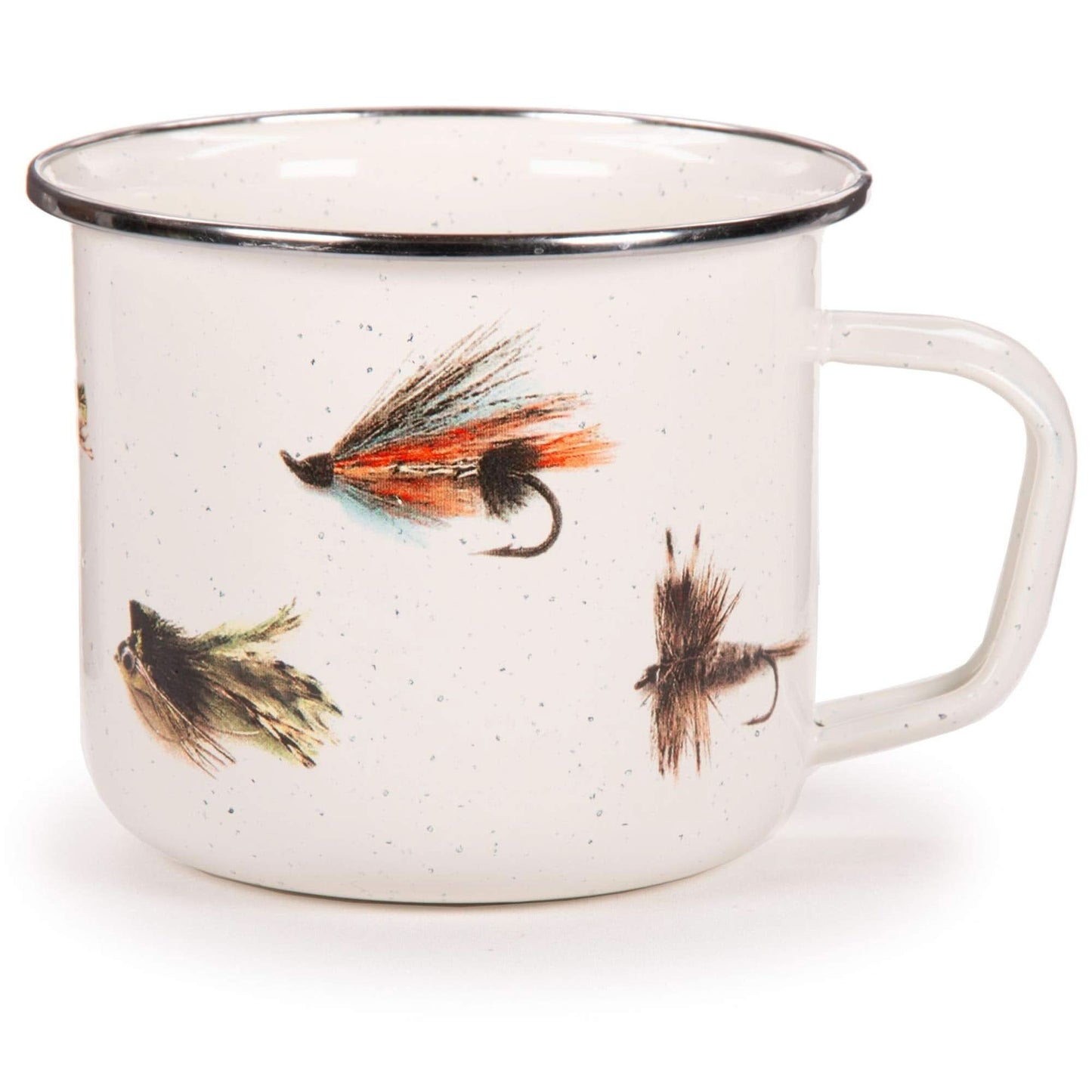 Golden Rabbit Enamelware Grande Mugs - Set of 4