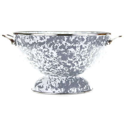 Golden Rabbit Enamelware Large Colander 5 QUART