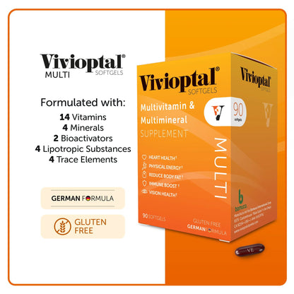 Vivioptal MULTI Multivitamin & Multimineral Supplement - Softgels