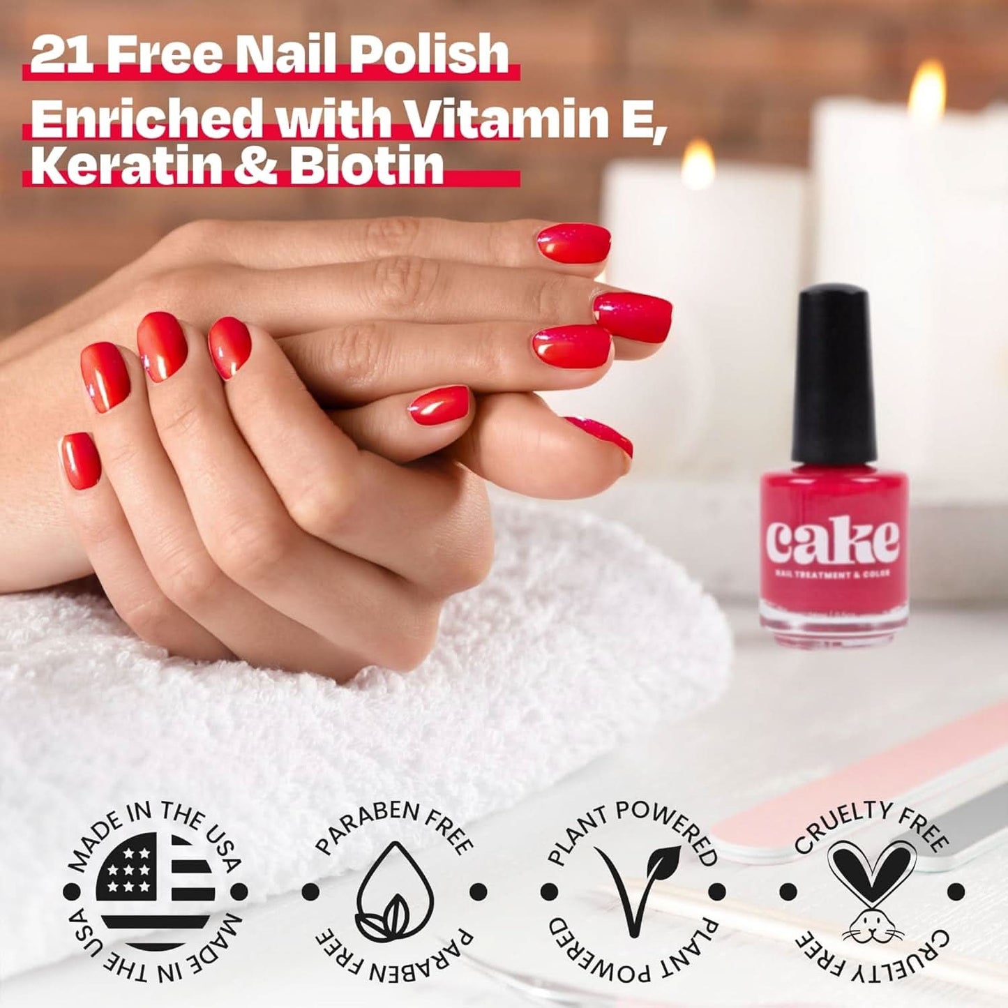CAKE Nail Strengthening Polish