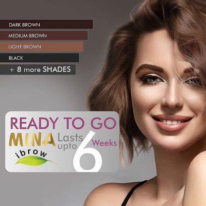 Mina Ibrow Henna Regular Brow Tint Kit