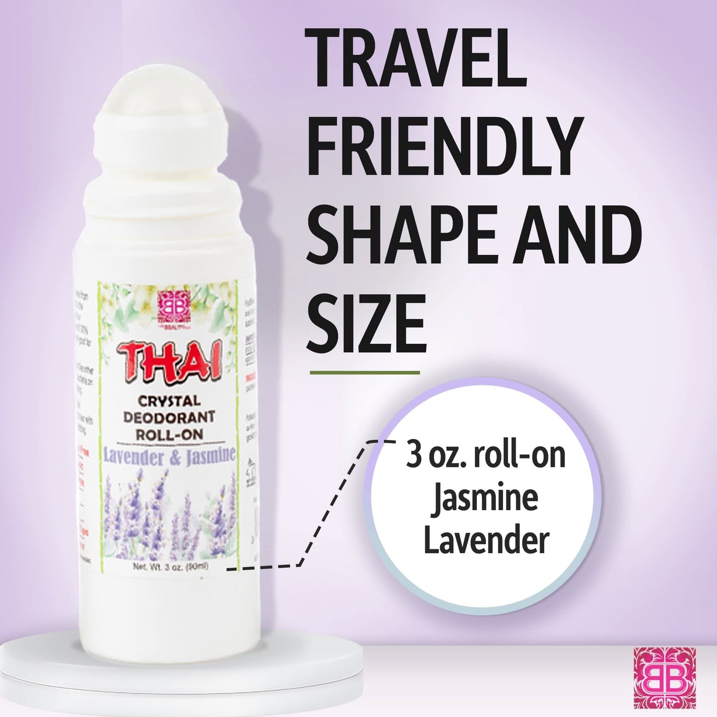 Thai Deodorant Lavender Roll On