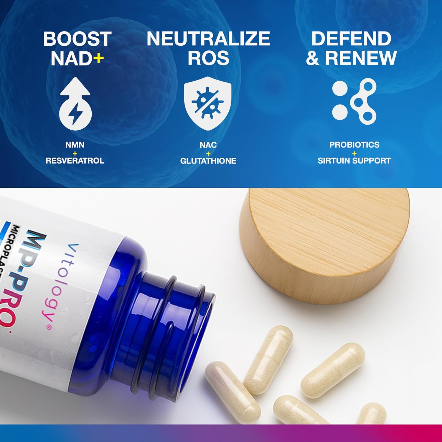MP Pro: Microplastics Defense - 60 Veggie Capsules