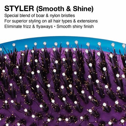 Olivia Garden The OG Brush Styler Brush OGD-C02 (Blue) Smooth & Shine