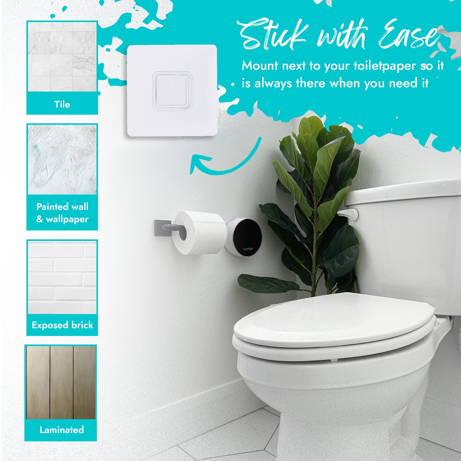 BODIFRESH - Toilet Paper Foam Dispenser Starter Kit