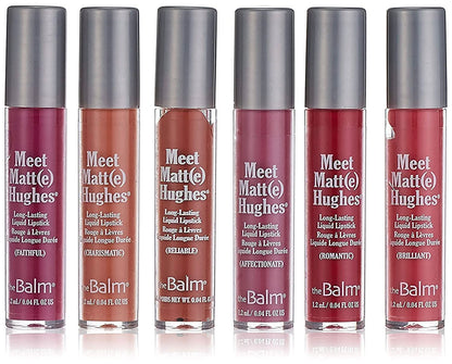 the Balm Meet Matt(e) Hughes Set of 6 Mini Long-Lasting Liquid Lipsticks - Vol 2