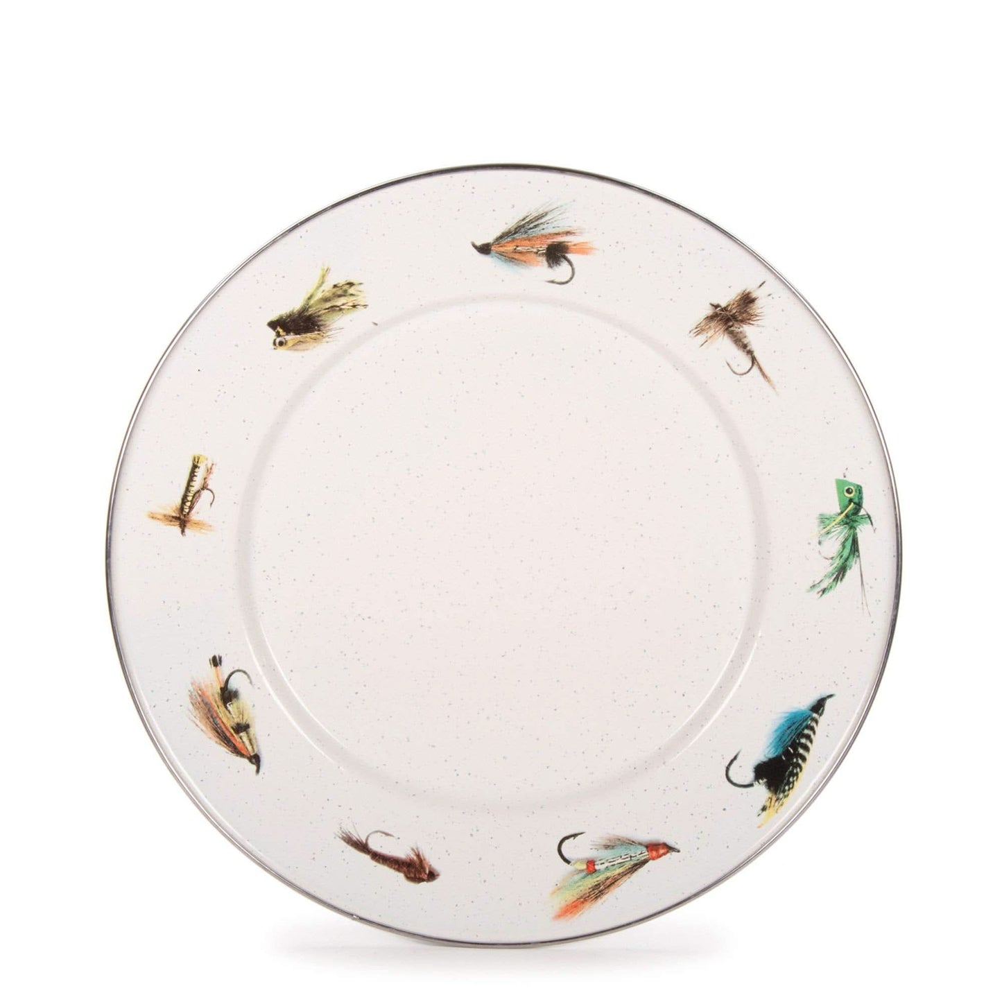 Golden Rabbit Enamelware Dinner Plates - Set of 4