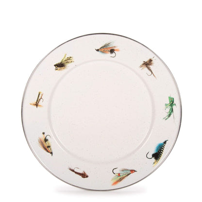 Golden Rabbit Enamelware Dinner Plates - Set of 4