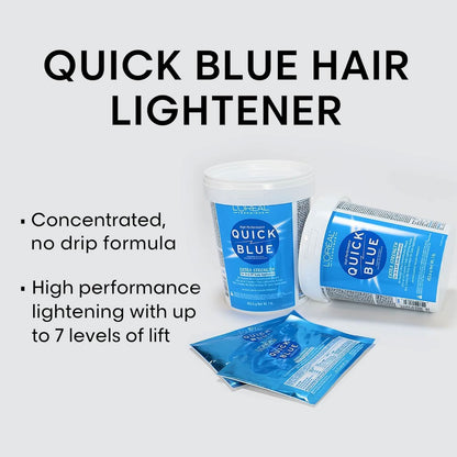 L'Oreal Quick Blue High Performance Powder Lightener Bleach 1 LB