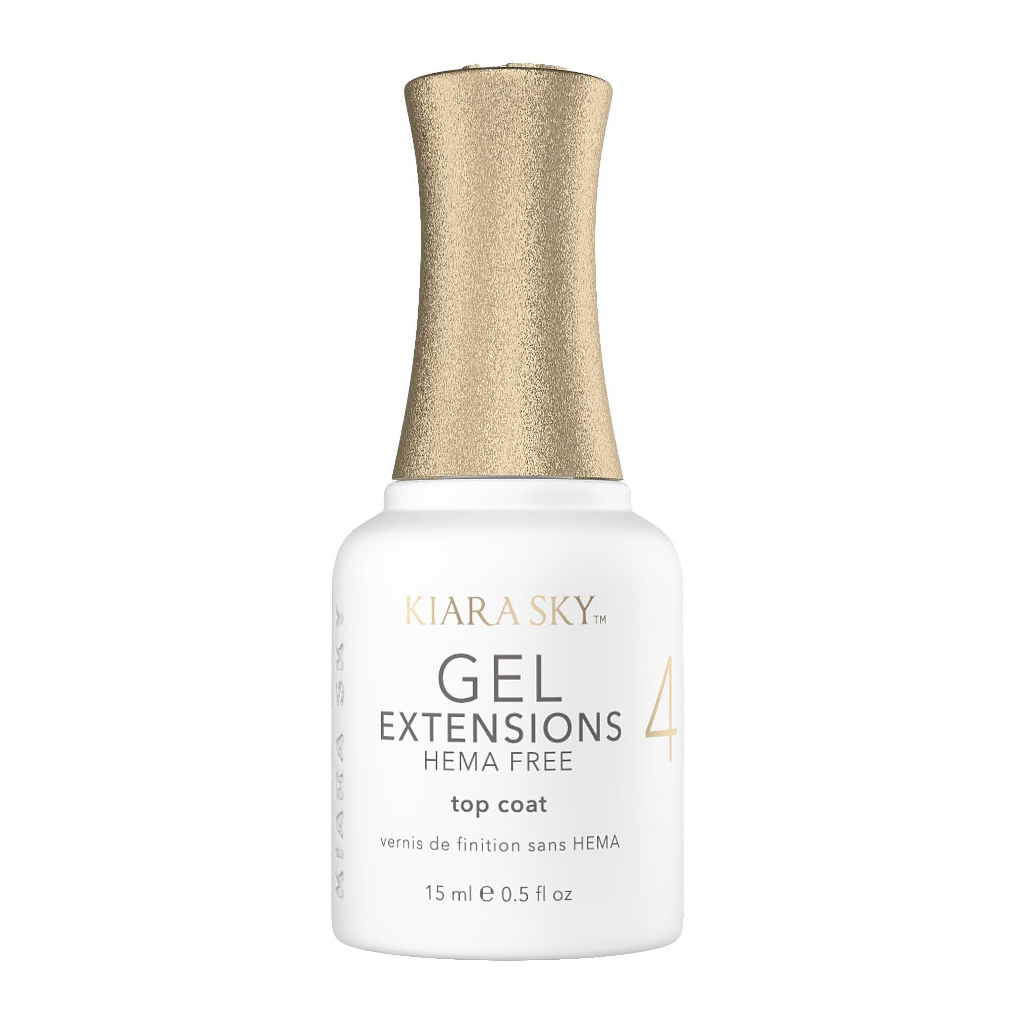 KIARA SKY Gel Extension Essentials Hema-Free Step # 4 Non-Wipe Top Coat 0.5 oz