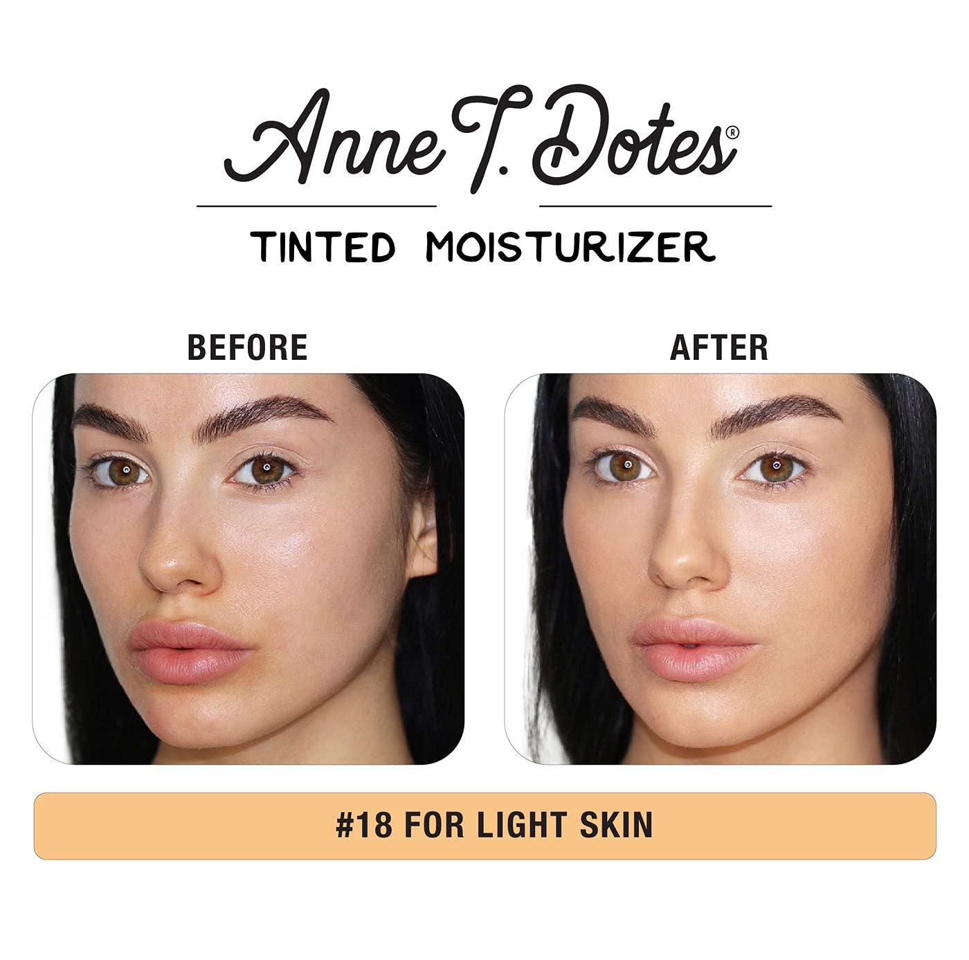the Balm Anne T. Dotes Tinted Moisturizer, #18 (For Light Skin), 1 fl. Oz